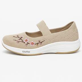 UseFlex – Women's Orthopedic Comfort Shoe with Flower Embroidery CloudPlus™