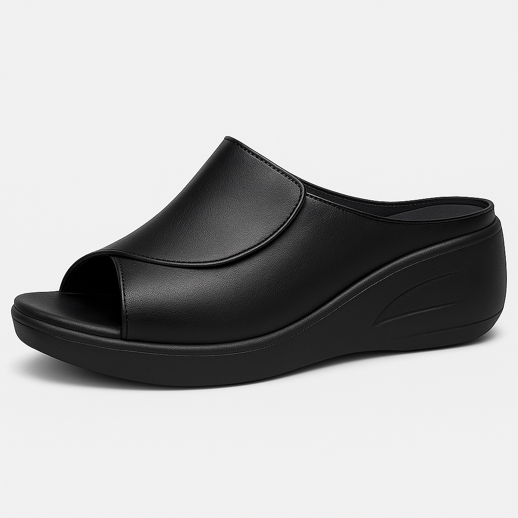 UseFlex – Comfortable Women's Mule with CloudLift™ Wedge Heel
