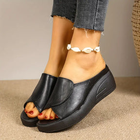 UseFlex – Comfortable Women's Mule with CloudLift™ Wedge Heel