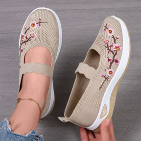 UseFlex – Women's Orthopedic Comfort Shoe with Flower Embroidery CloudPlus™