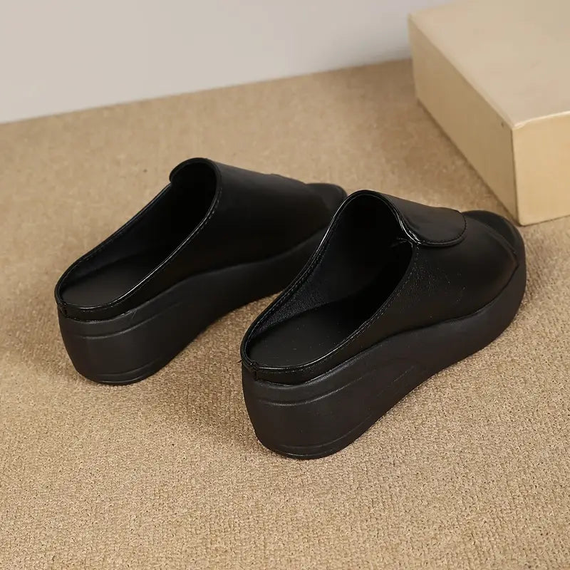 UseFlex – Comfortable Women's Mule with CloudLift™ Wedge Heel